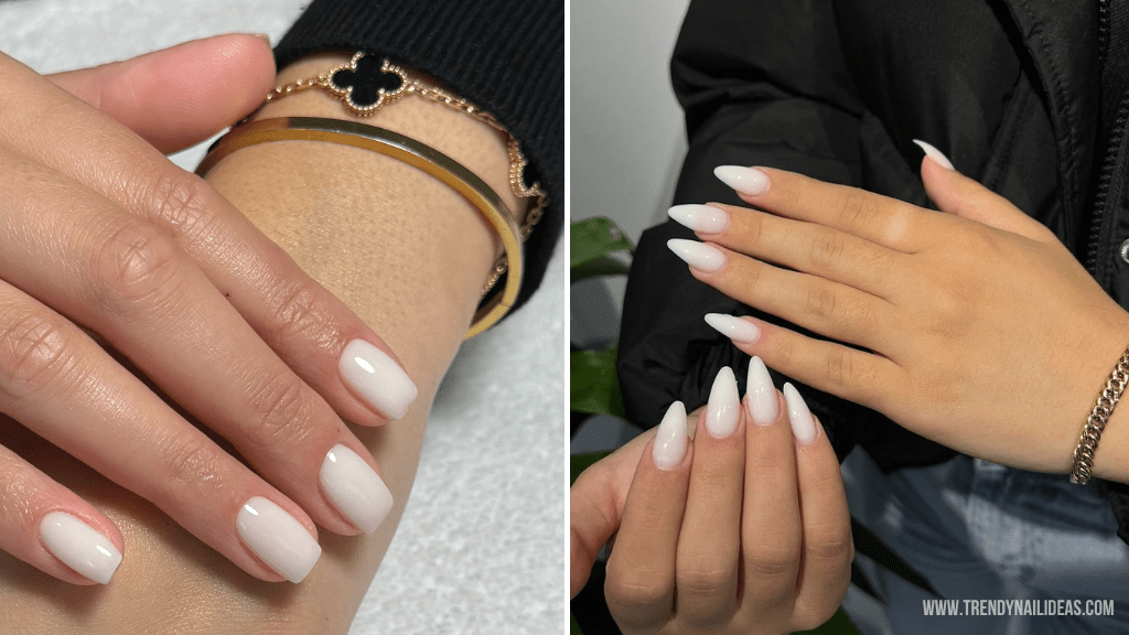 Trendy white nail ideas for every season