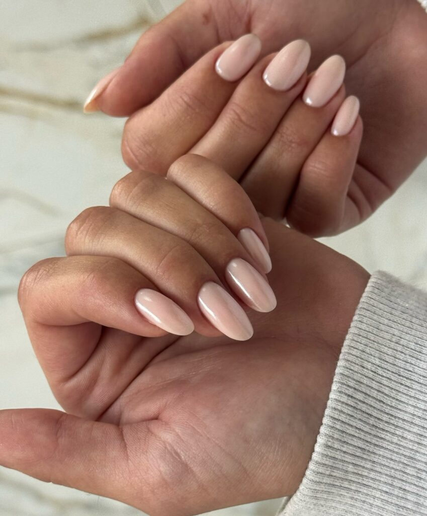 Almond Nude Blush Nails That Never Go Out of Style